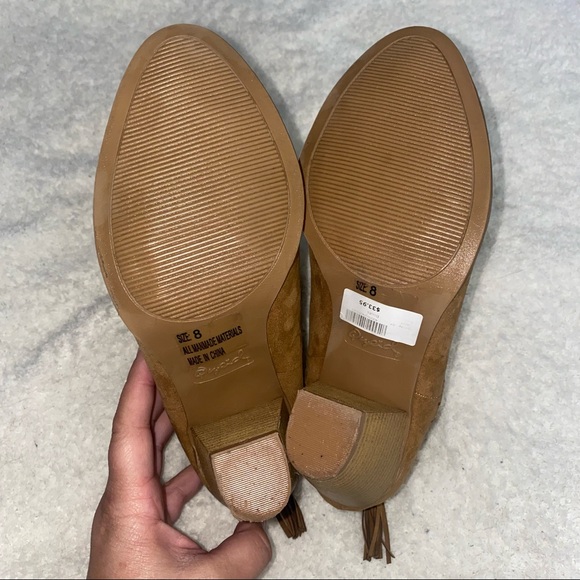 NWOT Camel colored booties - Picture 6 of 7